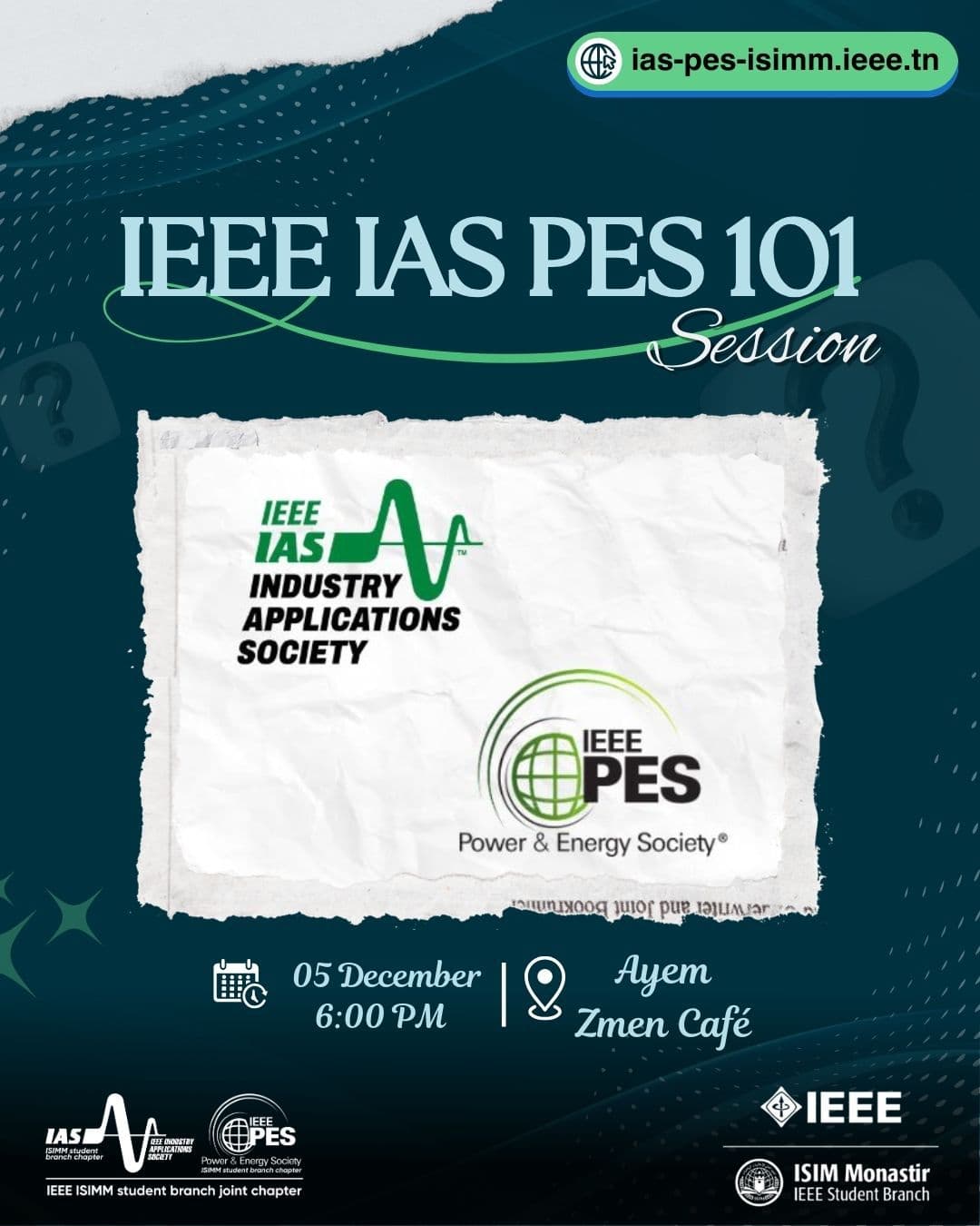 IEEE IAS PES 101 Session